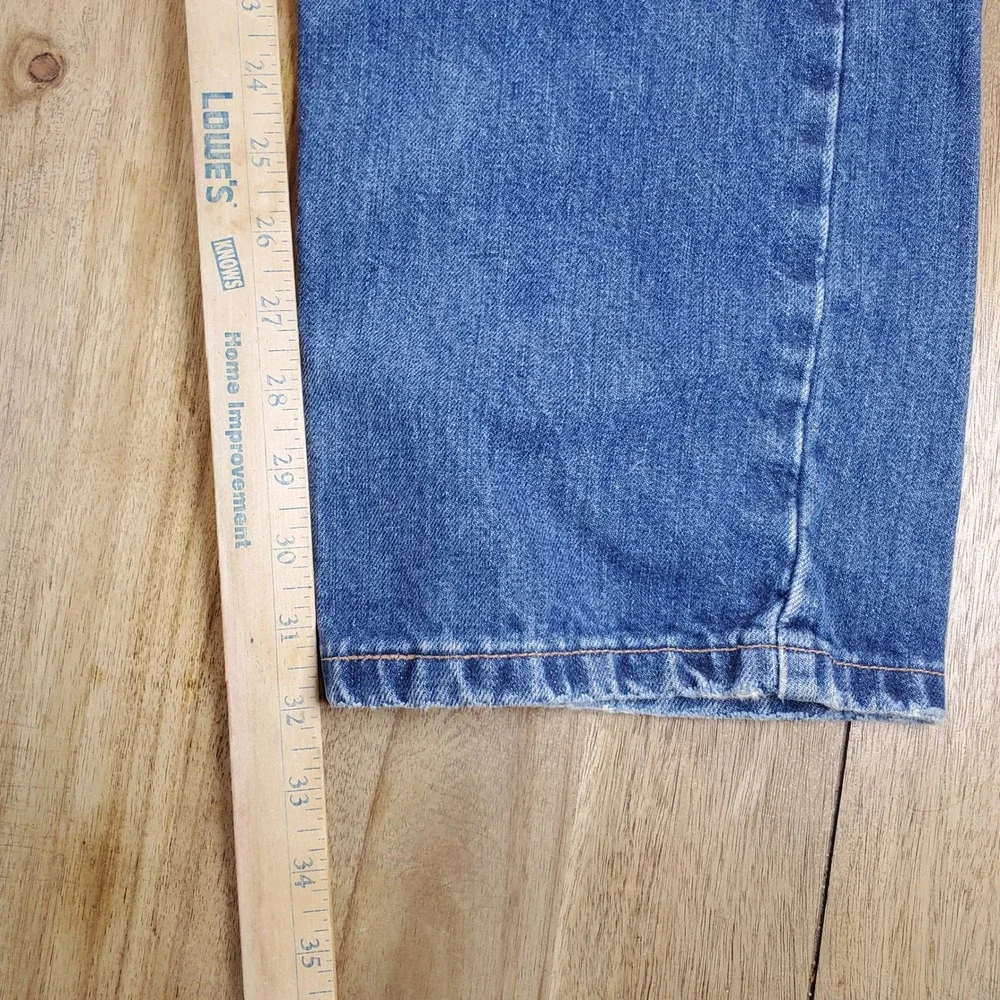 Vintage 2001 Levi's 505 Regular Fit Straight Jeans Mens 36x32 Blue Made in USA